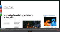 Desktop Screenshot of evitaelfuego.es